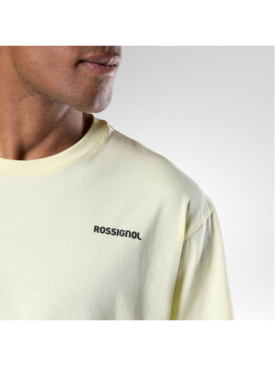 Rossignol Rossignol T-Shirt M Graphic Waterfall Tee Żółty jasny Relaxed Fit