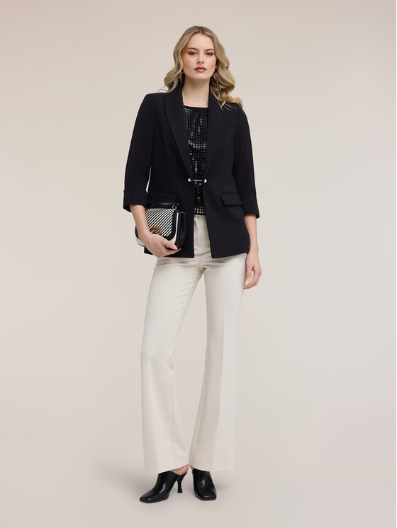 Motivi Motivi Giacca di transizione Q051Q001067N033 Nero Regular Fit