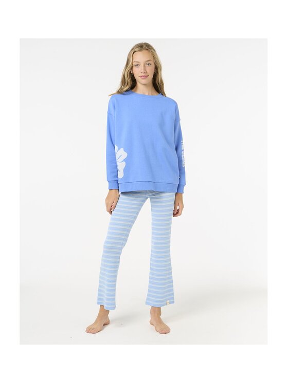Rip Curl Rip Curl Bluza Â Bliss Crew-Girl Niebieski Relaxed Fit