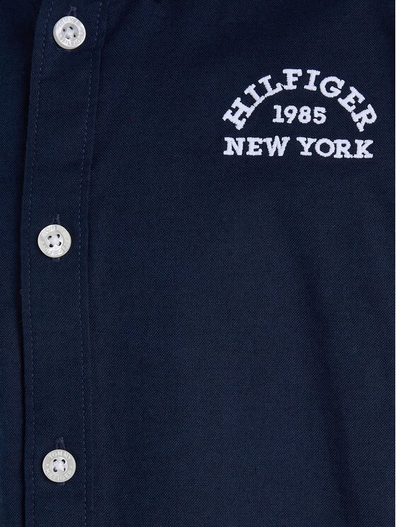 Tommy Hilfiger Tommy Hilfiger Srajca Varsity KB0KB08516 Mornarsko modra Regular Fit