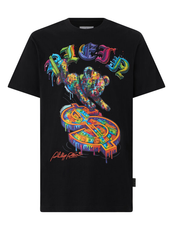PHILIPP PLEIN PHILIPP PLEIN Tričko 31107 Čierna Regular Fit