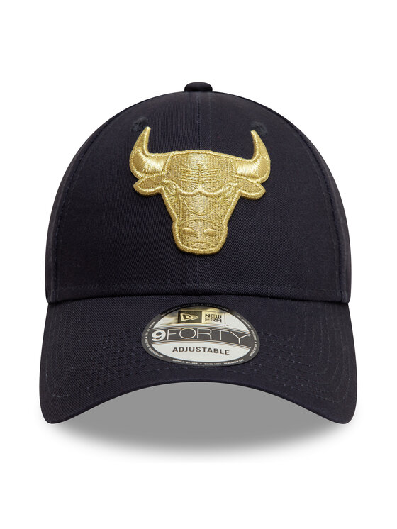 New Era New Era Шапка с козирка Chicago Bulls Metallic 9FORTY 60595196 Тъмносин