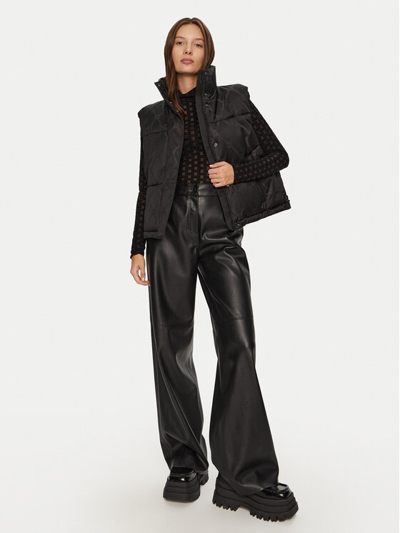 HUGO HUGO Brezrokavnik Fantasia-1 50523208 Črna Regular Fit