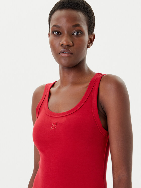 HUGO HUGO Top Datamia 50514489 Crvena Slim Fit