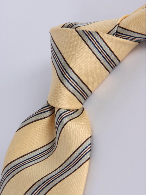 ELSNER ELSNER Cravatta JEDWAB ŻAKARD A1079 Giallo