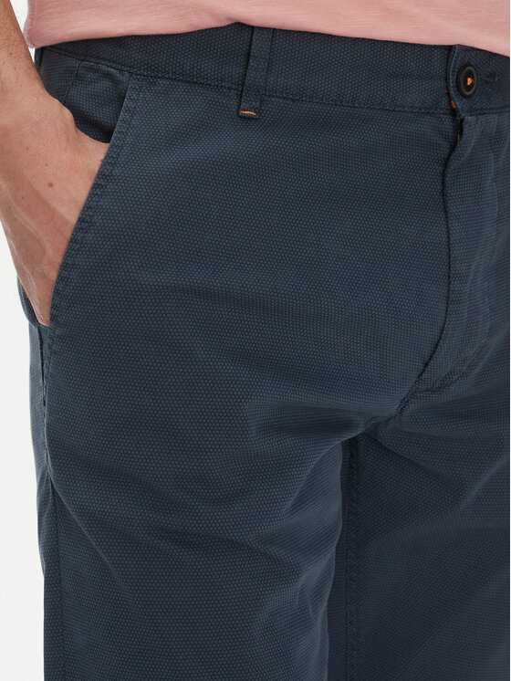 BOSS BOSS Čino bikses 50536840 Zils Slim Fit