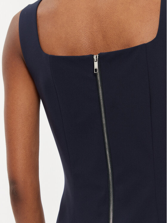 BOSS Boss Vsakodnevna obleka Dineza 50516023 Mornarsko modra Slim Fit