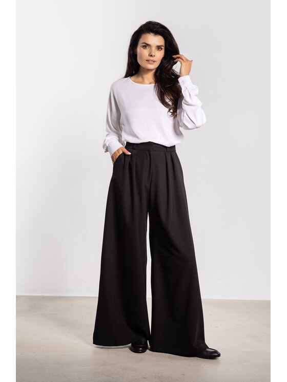 Awama Awama Pantaloni da donna A743 Nero Basic Fit