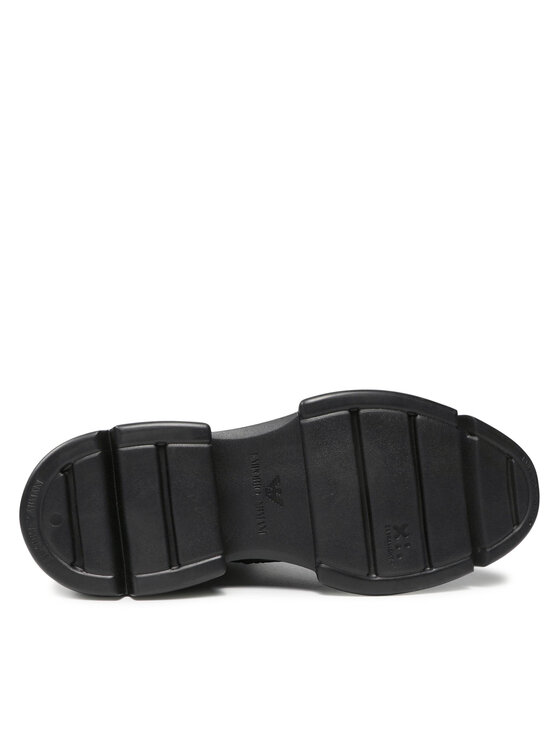 Emporio Armani Emporio Armani Botki X3N155 XF594 00002 Czarny