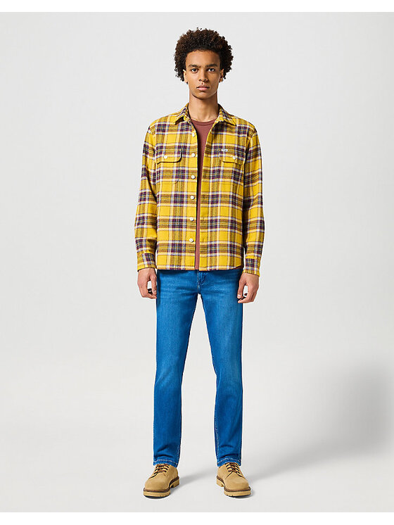 Wrangler Wrangler Jeansy GREENSBORO Niebieski Regular Fit