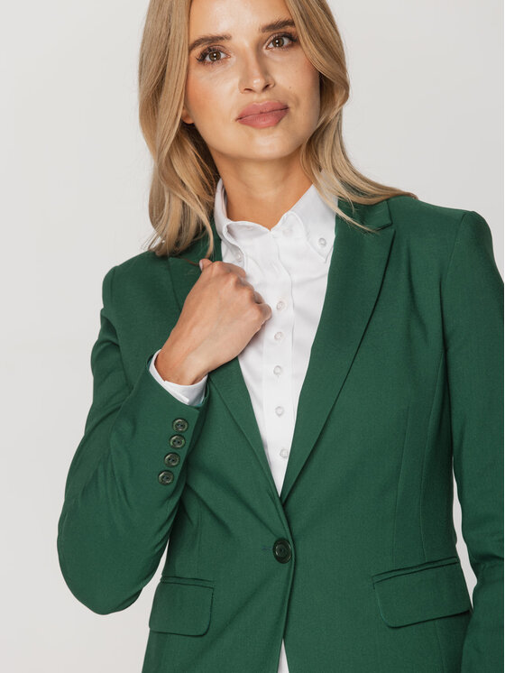 Willsoor Willsoor Marynarka 67048 Zielony Regular Fit