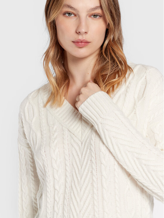 Maglione W2BR45 Z2WJ0 Bianco Regular Fit