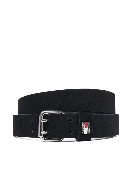 Tommy Jeans Tommy Jeans Diržas Tjw Square 3.0 Suede AW0AW19300 Juoda
