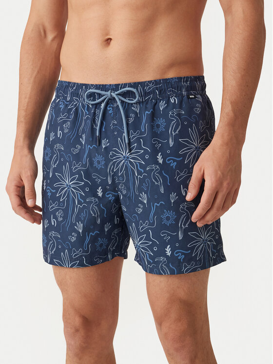 BOSS BOSS Плувни шорти Lightfish 50566503 Тъмносин Regular Fit