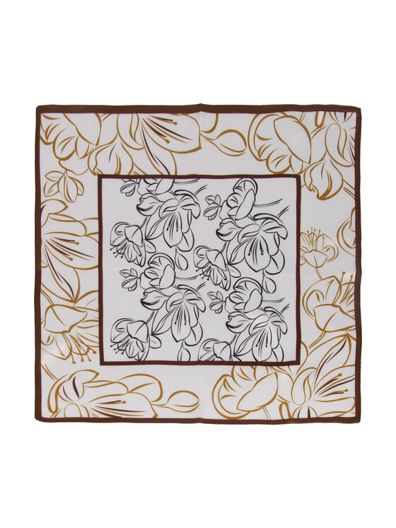 ALLORA BE UNIQUE ALLORA BE UNIQUE Foulard jedwabna Beige