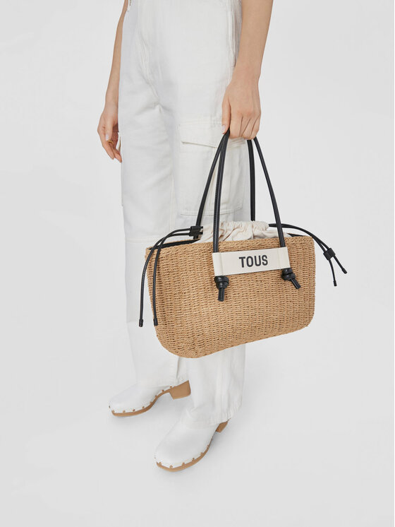 TOUS TOUS Handtasche Capazo L Scoubidou 2001716959 Beige