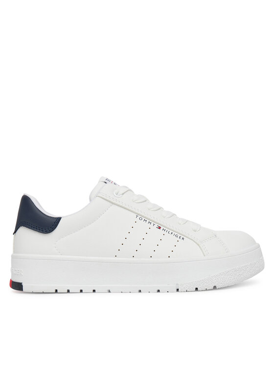 Tommy Hilfiger Tommy Hilfiger Tenisice Low Cut Lace-Up Sneaker T3X9-33856-1355 S Bijela