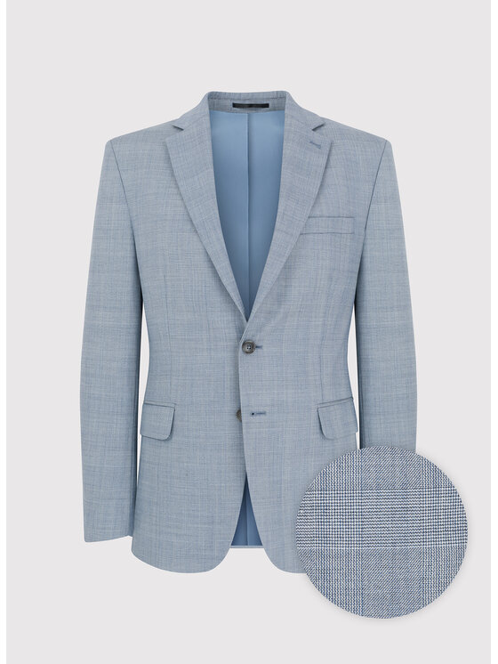 Pako Lorente Pako Lorente Marynarka P24SF-3G-015 Niebieski Slim Fit