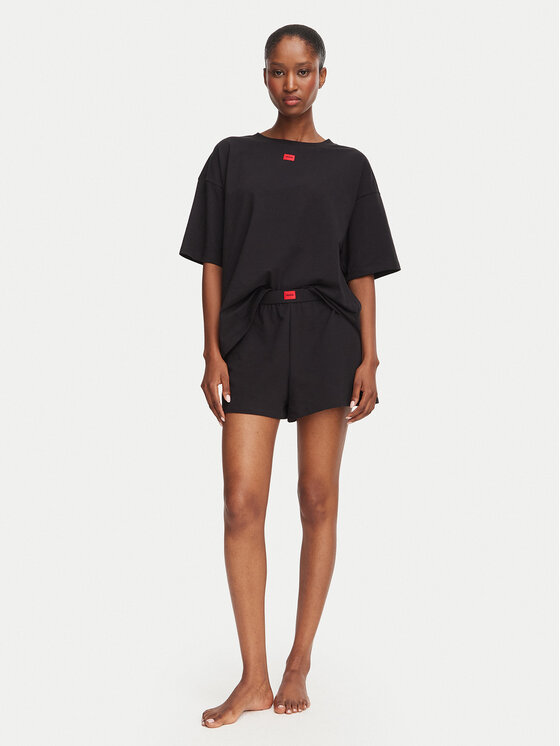 HUGO HUGO Pyjama Nite 50566618 Schwarz Relaxed Fit