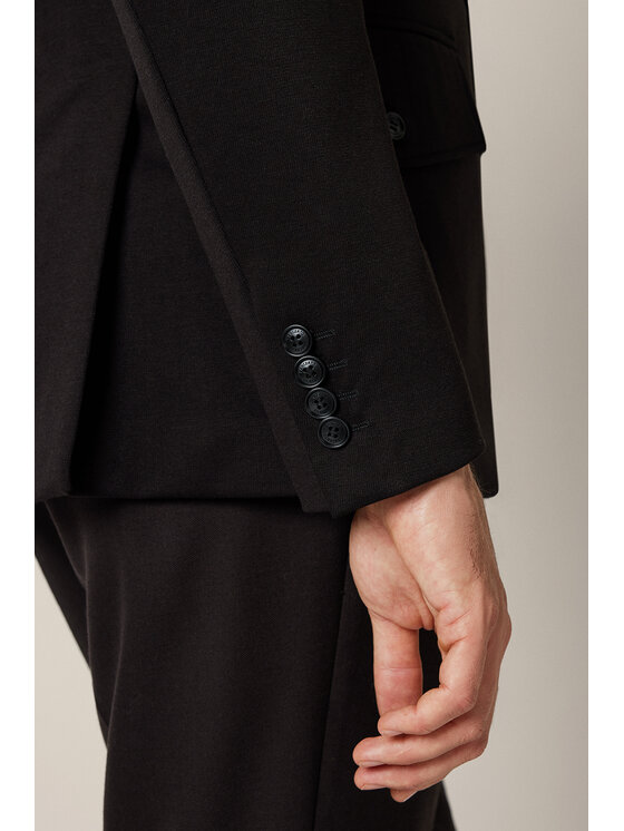 Lancerto Lancerto Marynarka Lothar MA131225000024 Czarny Slim Fit