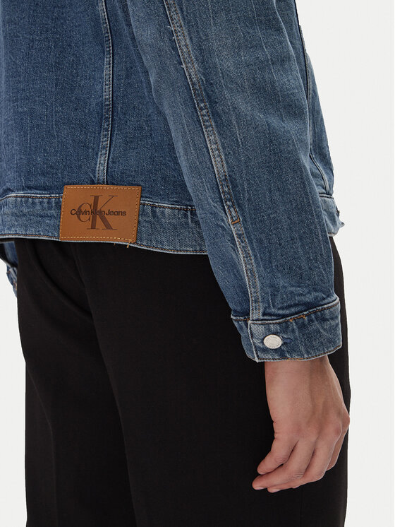 Calvin Klein Jeans Calvin Klein Jeans Džinsinė striukė J30J327588 Mėlyna Slim Fit