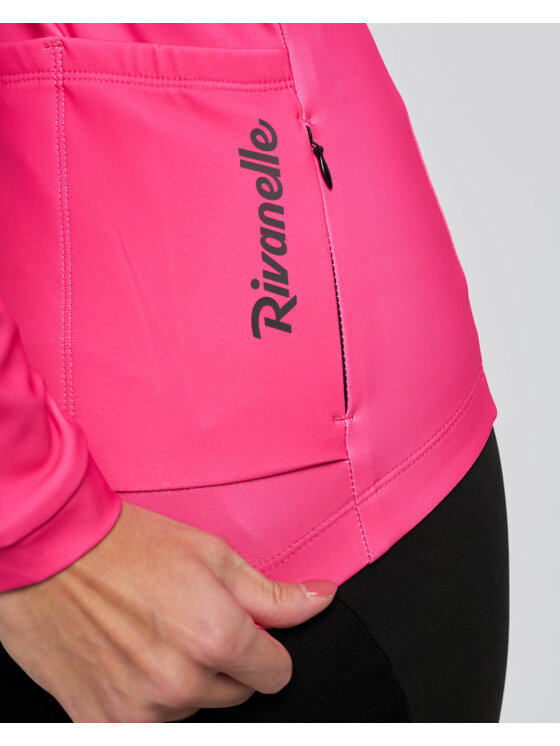 Rivanelle Rivanelle Koszulka rowerowa STARLIGHT WINTER Różowy Narrow Fit