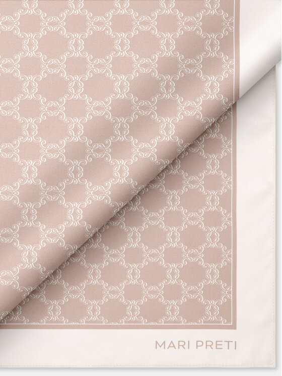 MARI PRETI MARI PRETI Foulard MONOGRAM M Beige