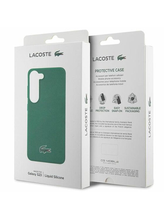 Lacoste Lacoste Etui na telefon S23 Zielony
