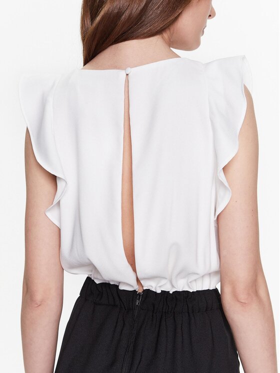 NAF NAF NAF NAF Jumpsuit Lamartha XEND17 Écru Regular Fit