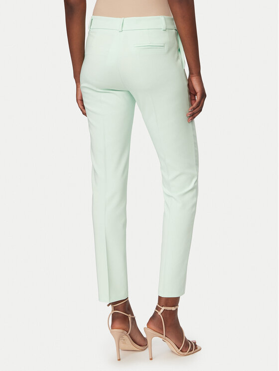 Rinascimento Rinascimento Pantaloni din material CFC0128638003 Verde Slim Fit