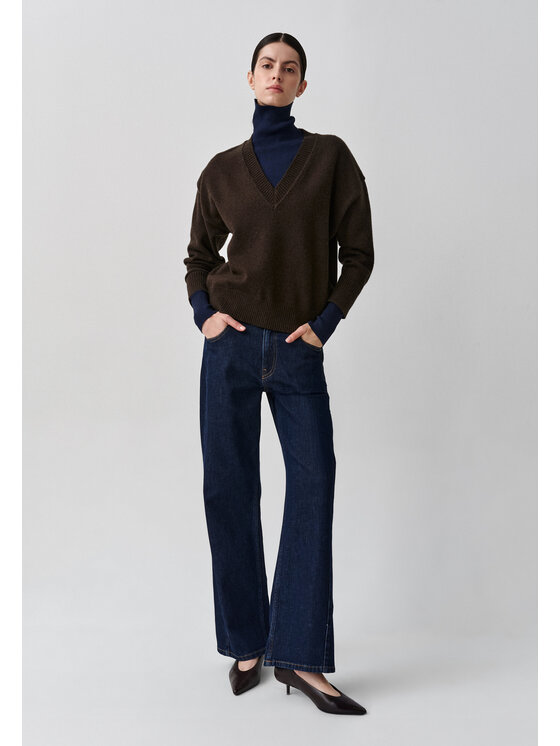 TATUUM TATUUM Sweter ELNERKA Brązowy Classic Fit