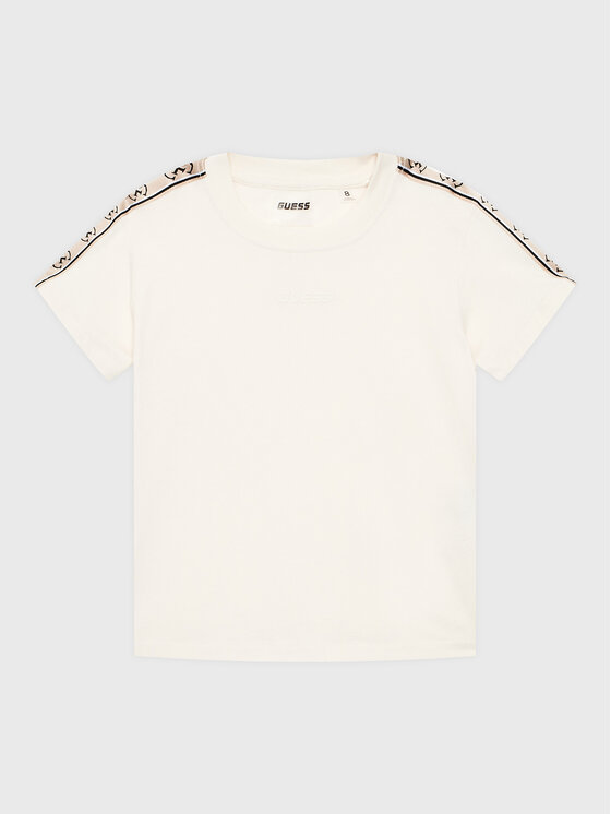 Guess Guess Tricou J3RI47 I3Z14 Écru Regular Fit