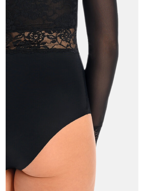 Teyli Teyli Body 493 Czarny Regular Fit