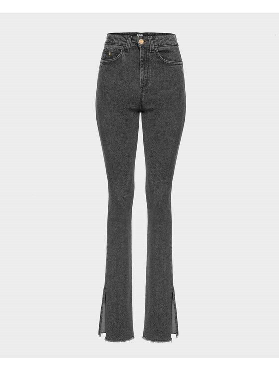 BENU BENU Jeansy Szare Szary Slim Fit