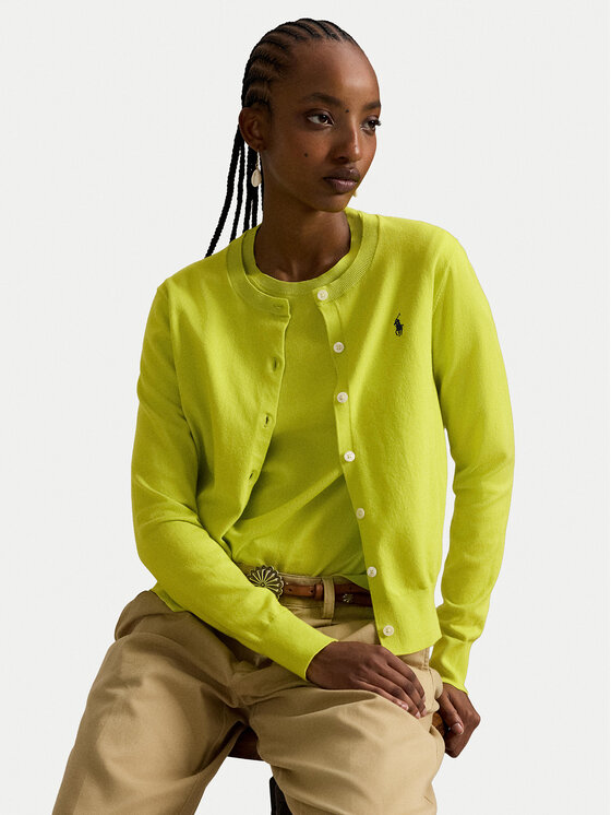 Polo Ralph Lauren Polo Ralph Lauren Kardigán 211971871502 Zöld Slim Fit
