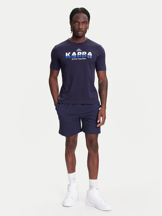 Kappa Kappa Tričko 351U8KW 193 Tmavomodrá Regular Fit
