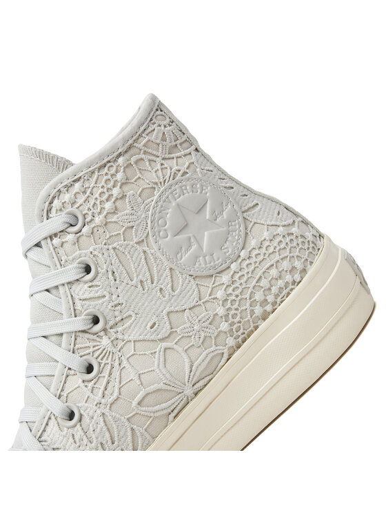Converse Converse Scarpe da ginnastica Chuck Taylor All Star Lift Platform Butterflies A07538C Bianco