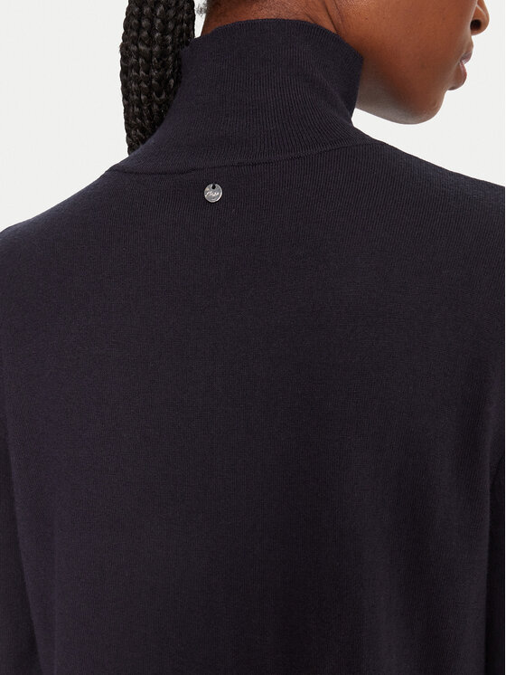 BOSS BOSS Rollkragenpullover C_Faghettini 50551356 Dunkelblau Regular Fit