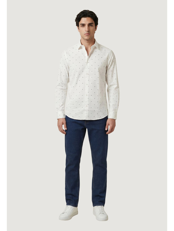 Armani Exchange Armani Exchange Koszula XM000625 AF13184 Biały Casual Fit