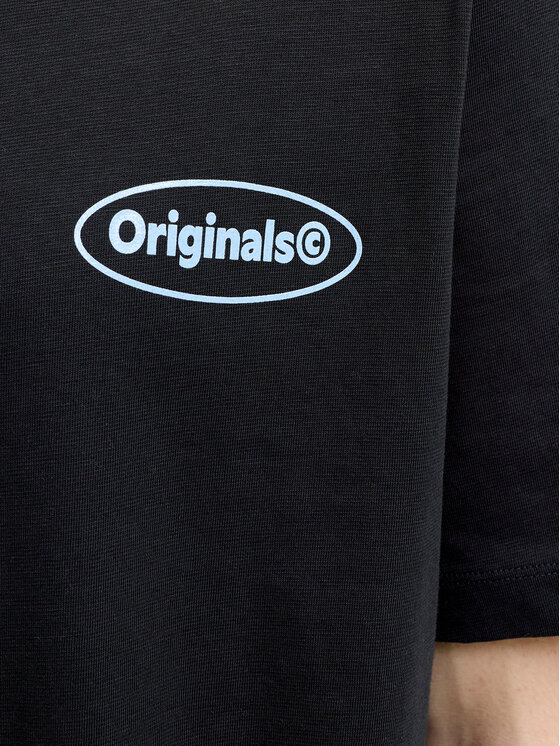 Jack & Jones Jack & Jones Тишърт Riviera 12295202 Черен Regular Fit