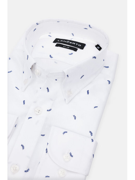 Lancerto Lancerto Koszula Harriet KO073123000007 Biały Slim Fit