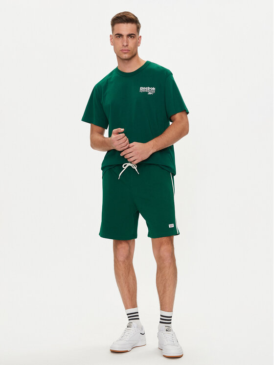 Reebok Reebok Športové kraťasy Court Sport 100075659 Zelená Regular Fit