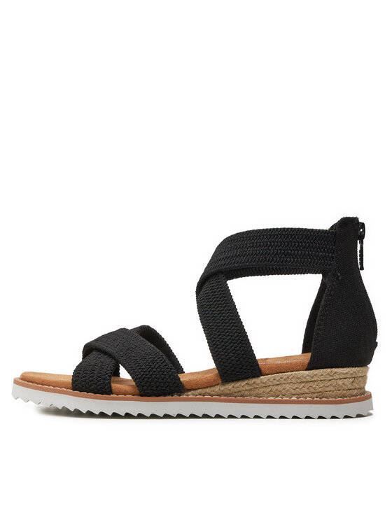 Skechers Skechers Sandały Skechers Desert Kiss - Desert Nights Czarny