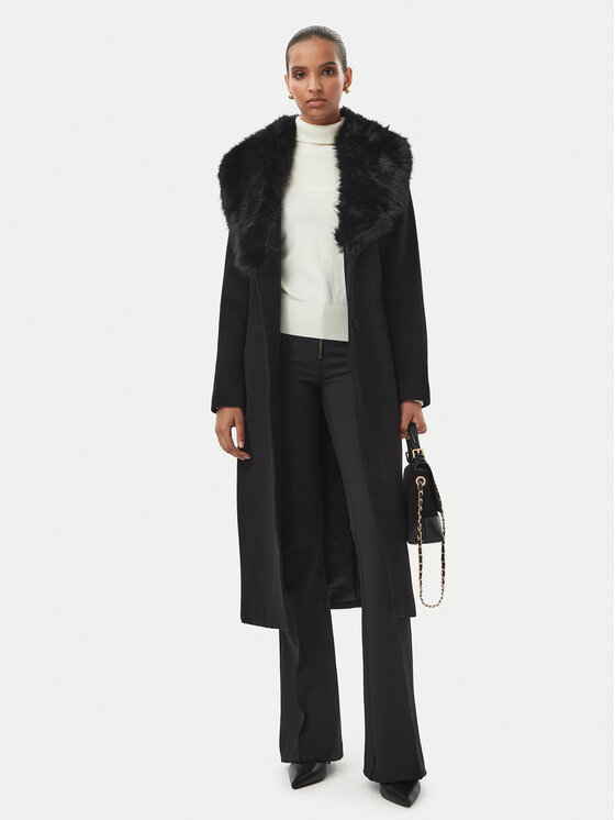 Michael Kors Michael Kors Vilnonis paltas 77G7569M11 Juoda Regular Fit