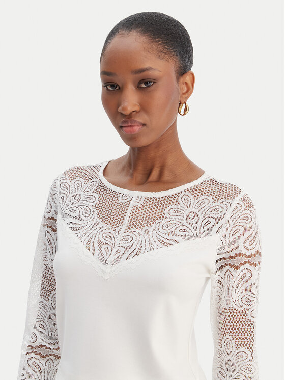 Morgan Morgan Blúzka 261-TCLARA Biela Regular Fit