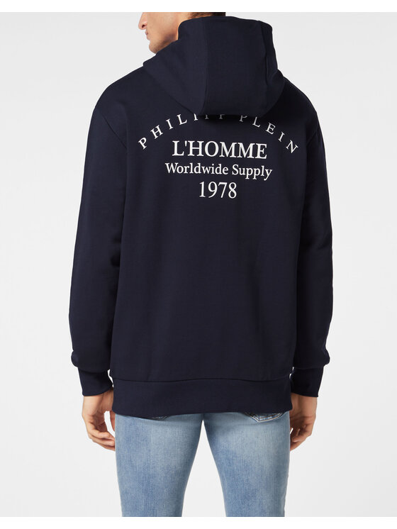 PHILIPP PLEIN PHILIPP PLEIN Felpa 23469 Celeste Regular Fit