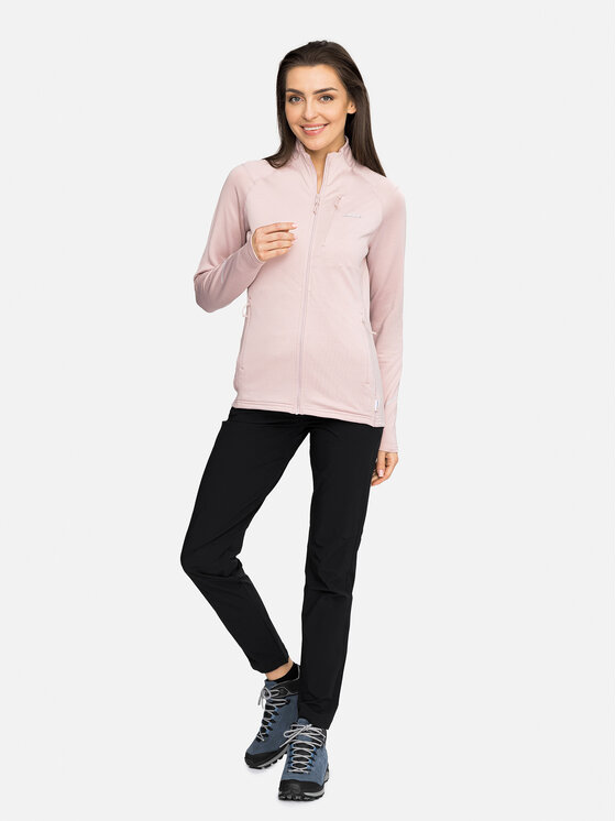 Viking Viking Bluza Birger Lady Hoodie Różowy Regular Fit