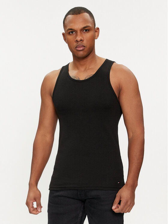 Tommy Hilfiger Tommy Hilfiger 3 db-os trikó szett UM0UM03179 Fekete Slim Fit