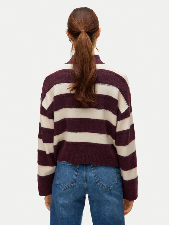 Vero Moda Vero Moda Sveter Inez 10331538 Fialová Regular Fit