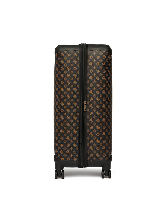 Guess Guess Walizka duża Wilder Travel TWHP74 52988 Brązowy ciemny